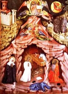 Jouluikoni Kristuksen syntymä italialainen