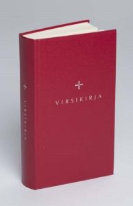 Kirkkovirsikirja kovakantinen punainen