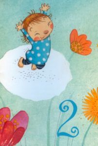 Onnittelukortti 2-vuotiaalle (Lindman) 20 kpl