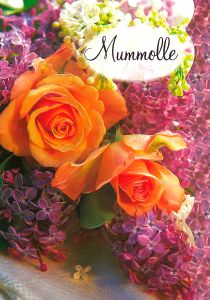 Äitienpäiväkortti Mummolle 2-os. + kuori