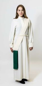 Diakoniatyöntekijän stola vaihdettavin väriosin - Ateljé Solemnis