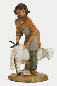 Jouluseimihahmo Lampaankeritsijä 12 cm 