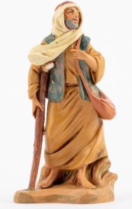 Jouluseimihahmo Paimen sauva kainalossa 12 cm - No 109