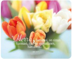 Hiirimatto Tulppaanit - Herra, Jumalasi, on sinun kanssasi, hän on voimallinen, hän auttaa, Sef. 3:17