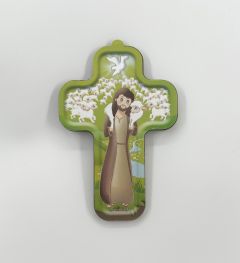 Risti Jeesus ja lammas 9x13 cm