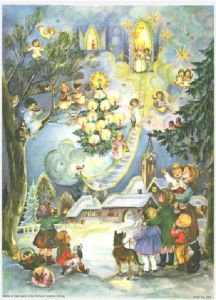 Joulukalenteri no 704 Tikkaat taivaaseen