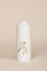 Joulukynttilä Maria ja lapsi pieni