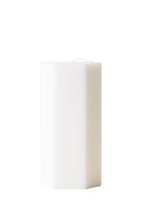 Kuusikulmainen pöytäkynttilä keskikoko