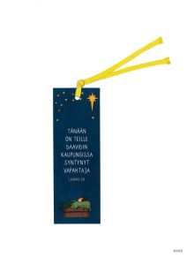 Jouluinen kirjanmerkki - Daavidin kuningas