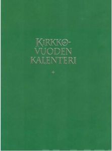 Kirkon viikkomuistio 2027 - vuosipaketti + metsänvihreät pujotuskannet, kynäpidike