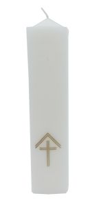 Kodinsiunauskynttilä kulmikas 200 x 50 mm