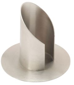 Viistopäinen kynttilänjalka 4 cm kynttilöille - edestä avonainen 