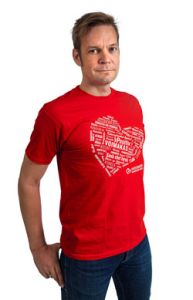 Yhteisvastuu Lupaus t-paita suora malli