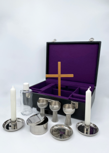 Matkaehtoolliskalusto ristillä ja 3 pikarilla 995 - teräs