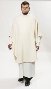 Messukasukan pohjaosa valkoinen Siion - Ateljé Solemnis