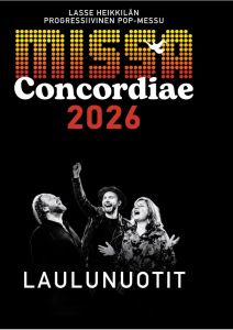 Missa Concordiae 2026 - Lasse Heikkilän progressiivinen pop-messu, nuottikirja laulunuotit