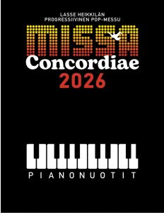 Missa Concordiae 2026 - Lasse Heikkilän progressiivinen pop-messu, nuottikirja pianonuotit