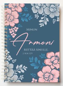 Muistikirja A5 Minun armoni riittää sinulle 2.Kor. 12:9