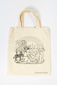 Kangaskassi Nooan arkki 22 x 26 cm