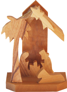 Oliivipuinen jouluseimi E01