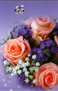 Kortti 65-vuotiaalle