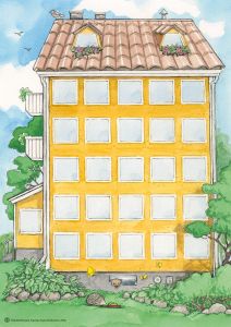 Osallistumistaulu Kerrostalo 14 kpl nippu