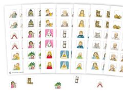 Osallistumistarrat Kerrostalo 14 kpl nippu