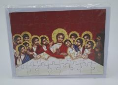 Pääsiäiskorttipalapeli Viimeinen ehtoollinen