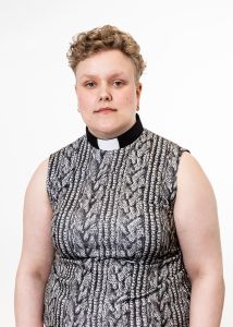 Papin hihaton paita musta lettikuvio naisten - Ateljé Solemnis