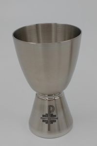 Viinikalkki pieni korkeus 11.5 cm Ø 7 cm terästä