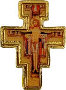 Pinssi Pyhä Franciscuksen risti