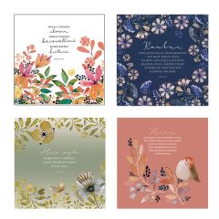 Värikkäät postikortit raamatunlauseilla 8 korttia