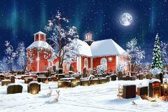 Postikorttisarja Karkkilan kirkko 6 kpl