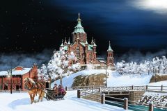 Postikorttisarja Uspenskin katedraali 6 kpl