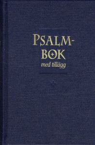 Psalmbok med tillägg - blå