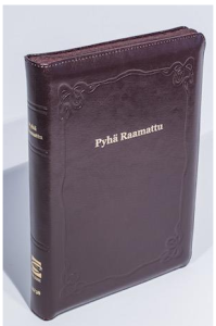 33/38 Isotekstinen Raamattu viininpunainen reunahakemisto vetoketju kultasyrjä R46