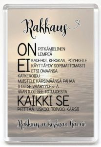 Magneetti Rakkaus on pitkämielinen