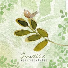 Rippikortti lintu, onnittelut rippipäivänäsi