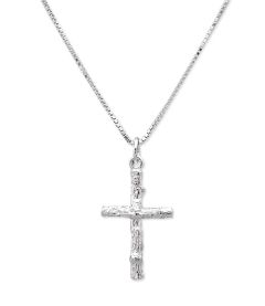 Ristin juurella -riipus (S) - 42 cm venetsiaketju