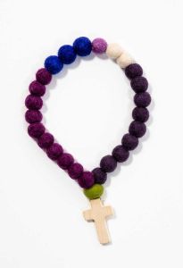 Rukousnauha huopahelmillä