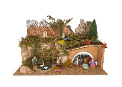 Seimihahmot tallissa kylämaisemalla - 13050