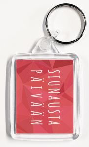 Avaimenperä Siunausta päivään punainen