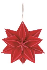 Lovi Tähti kirkkaanpunainen 7 cm