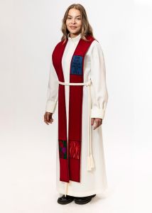 Stola 1-puoleinen "Ego sum" punainen