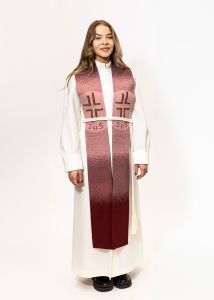 Kulmastola kimalle punainen