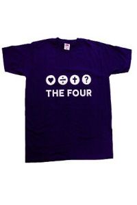 The Four t-paita tummansininen