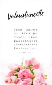 Onnittelukortti Valmistuneelle  2-os.+kuori
