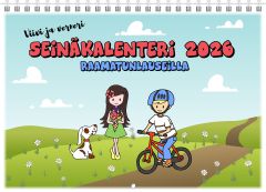 Viivi ja Verneri seinäkalenteri 2026 raamatunlauseilla