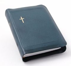 Virsikirja + lisävihko nahkakansi sinivihreä