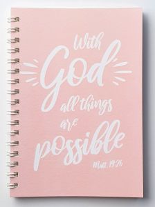 Kierrevihko With God all things are possible, roosa